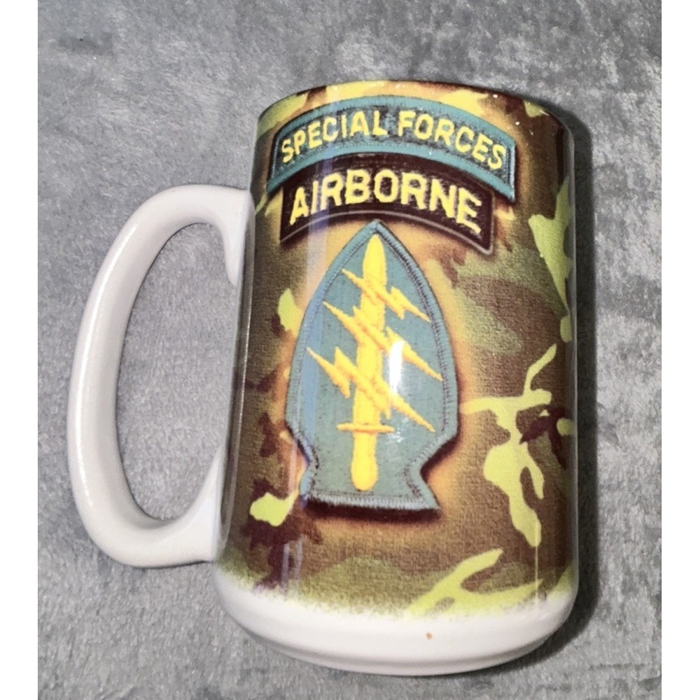 Vintage Special Force Airborne‎ Ceramic Coffee Mug